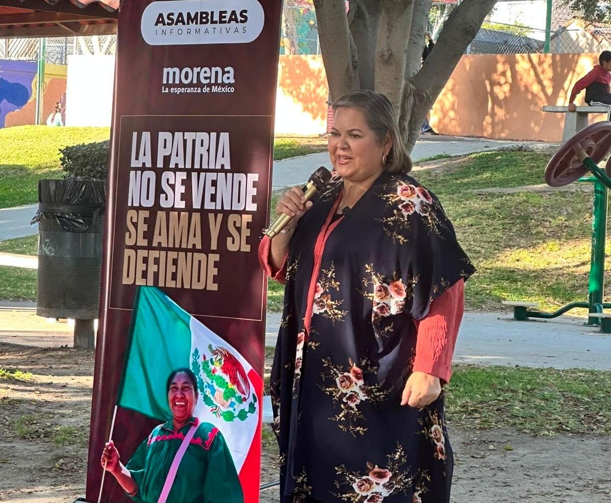 Convoca Eva Moreno a fortalecer la defensa de la soberanía nacional desde la organización ciudadana.