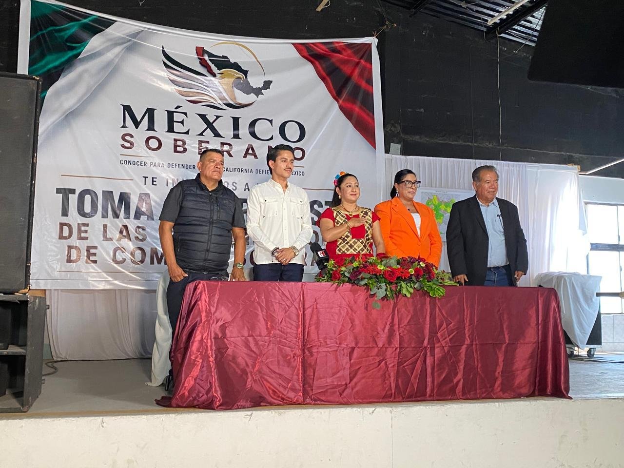 Toman protesta coordinadores de Comités de México Soberano