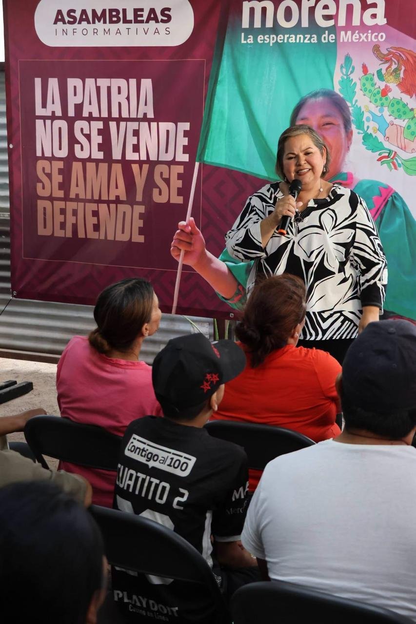 La Cuarta Transformación ha llevado mejora social a nuestra comunidades: Eva Moreno